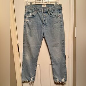Citizens Of Humanity Blue Straight Jeans